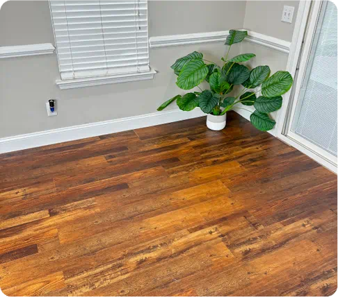 Vinyl flooring project