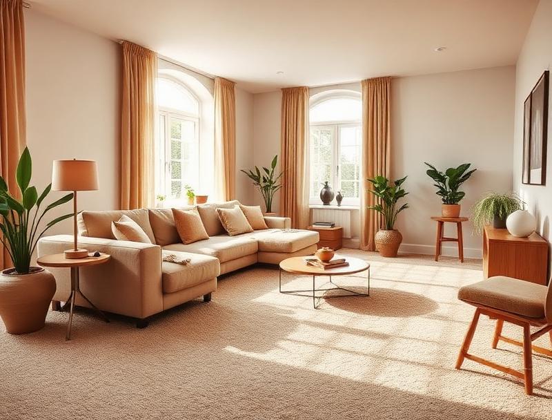 Carpet installation example
